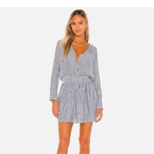 Rails Jasmine striped linen blend mini dress